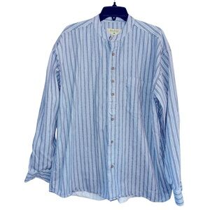 Emerald Isle Weaving Traditional Irish Grandfather Shirt Size XXL